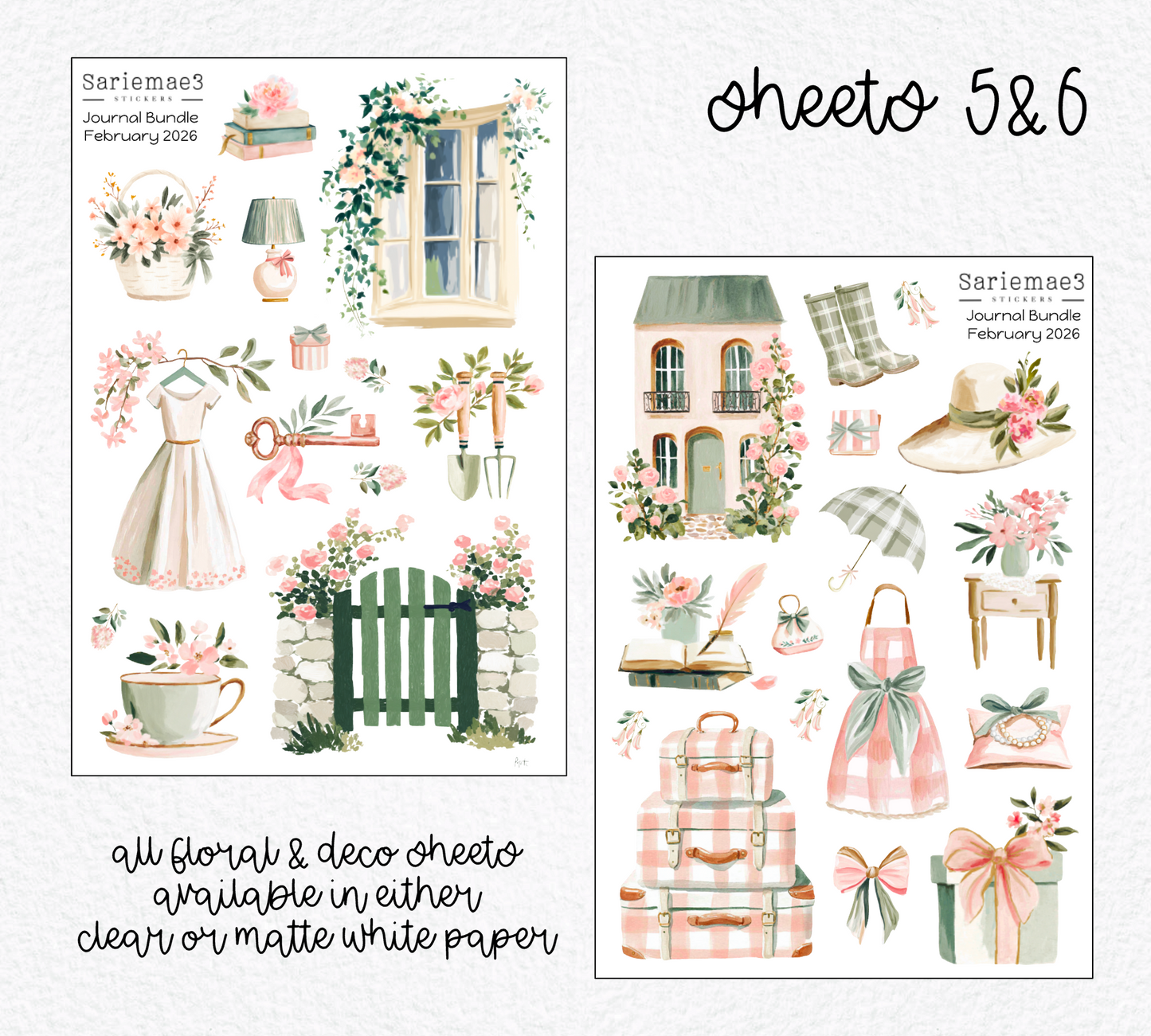 February Journal Bundle (20% off) LIMITED TIME! Bundle will be removed 2/28/26.