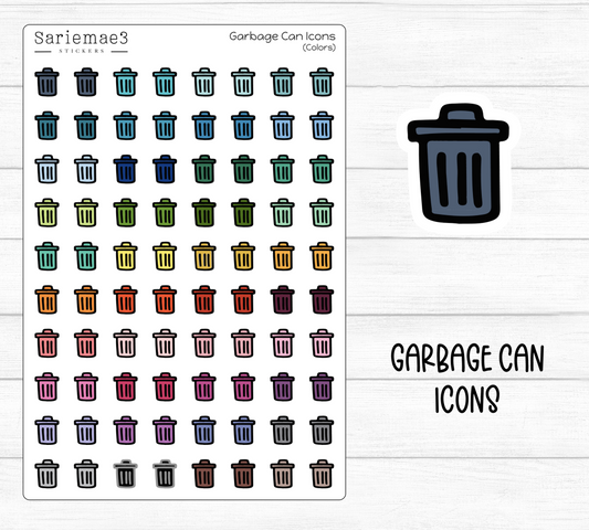 Garbage Can Icons