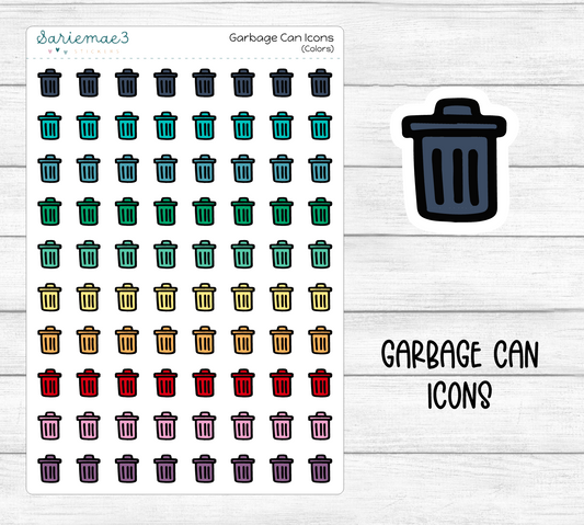Garbage Can Icons