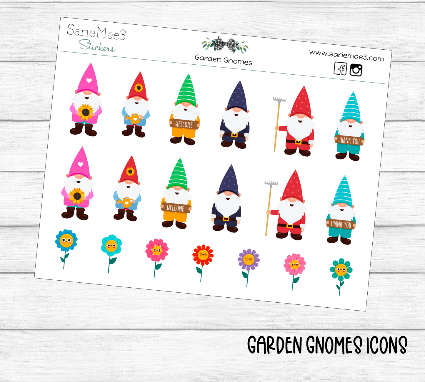 Garden Gnomes Icons