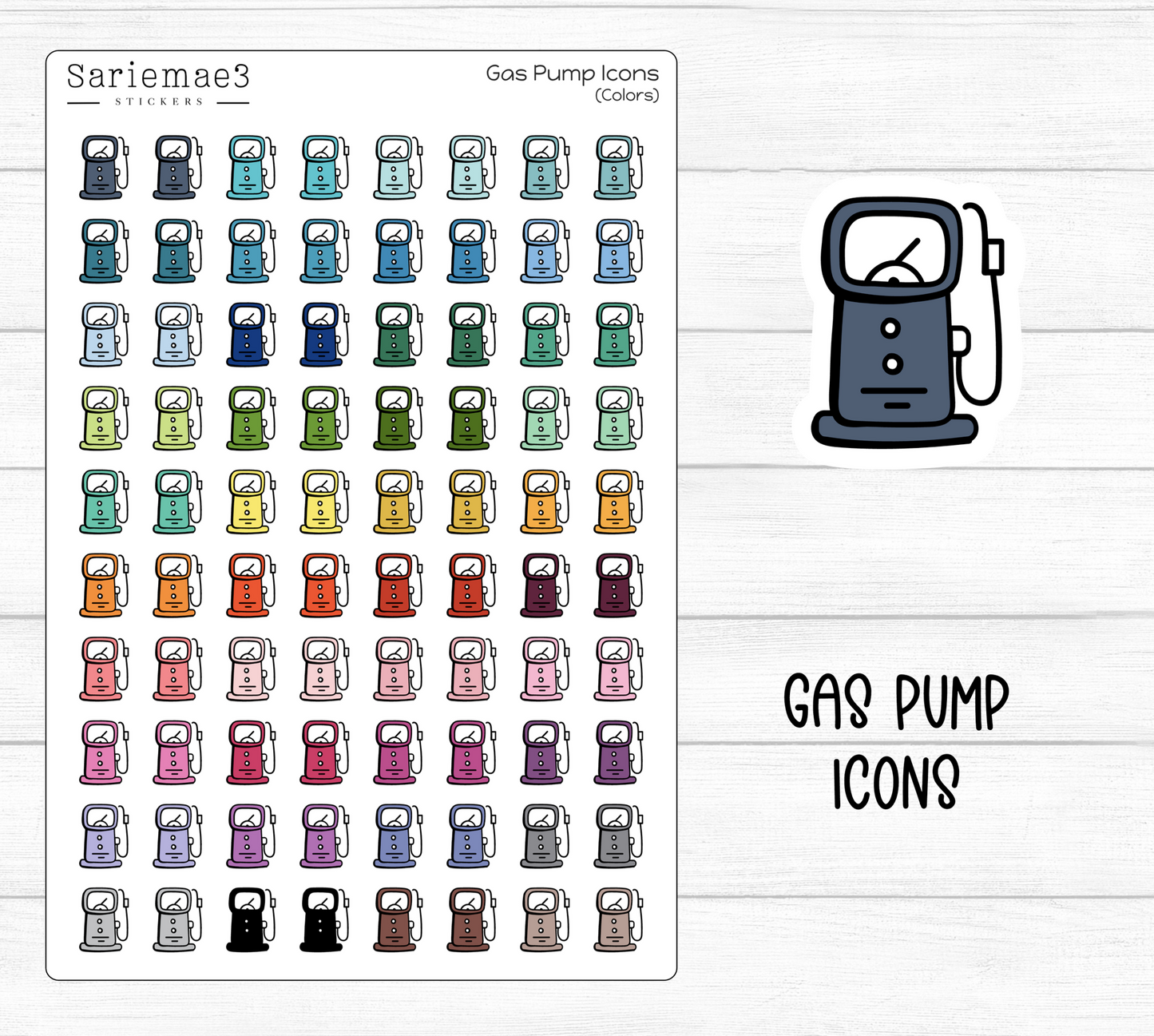 Gas Pump Icons
