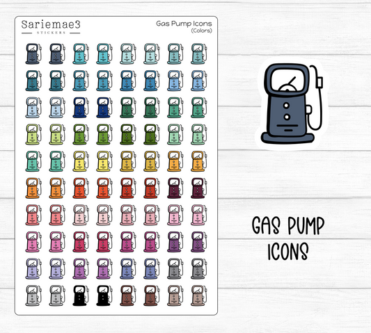 Gas Pump Icons