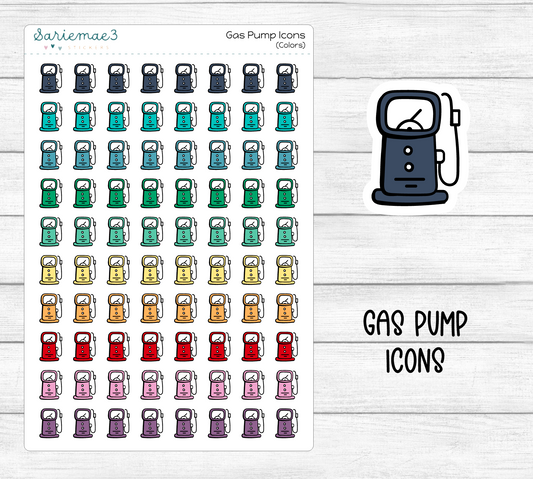 Gas Pump Icons