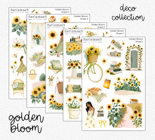 Golden Bloom Deco Collection