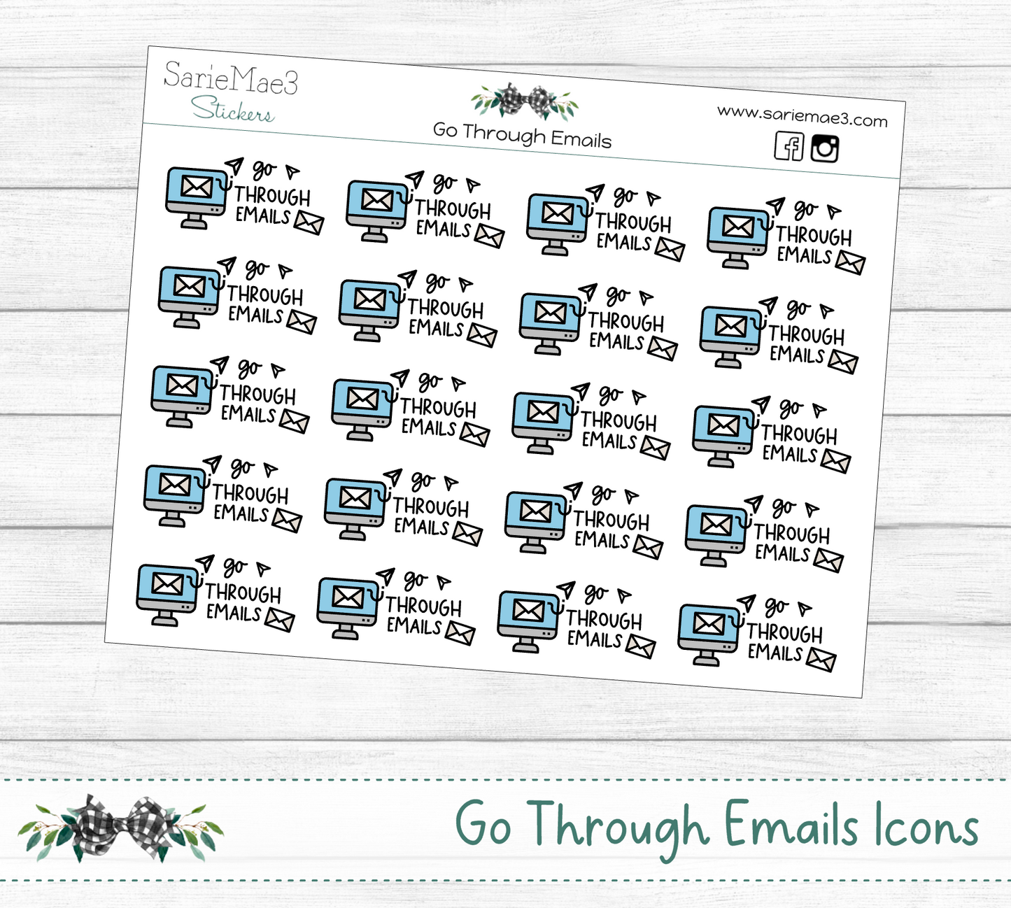 Go Through Emails Icons