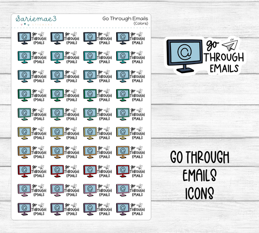 Go Through Emails Icons (Reformat)