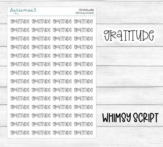 Gratitude (Whimsy)
