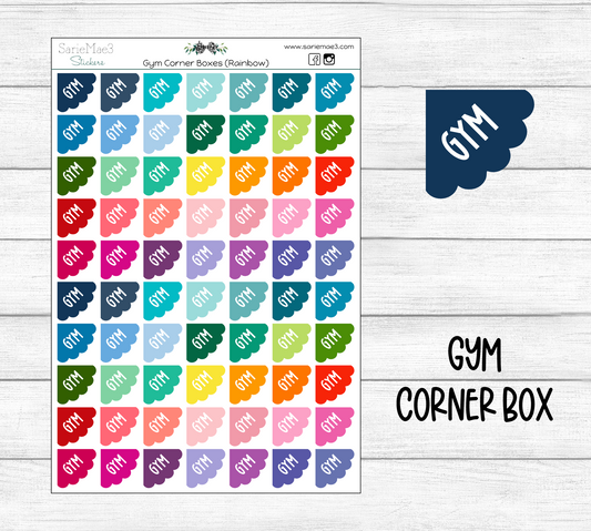 Gym Corner Box (Rainbow)