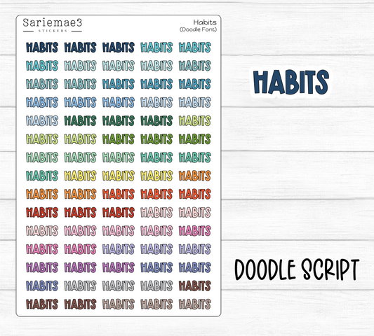 Habits (Doodle)