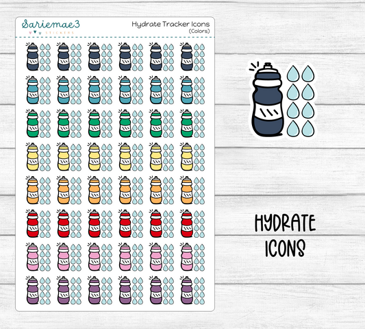Hydrate Tracker Icons (Reformat)