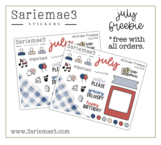 July 2026 Freebie