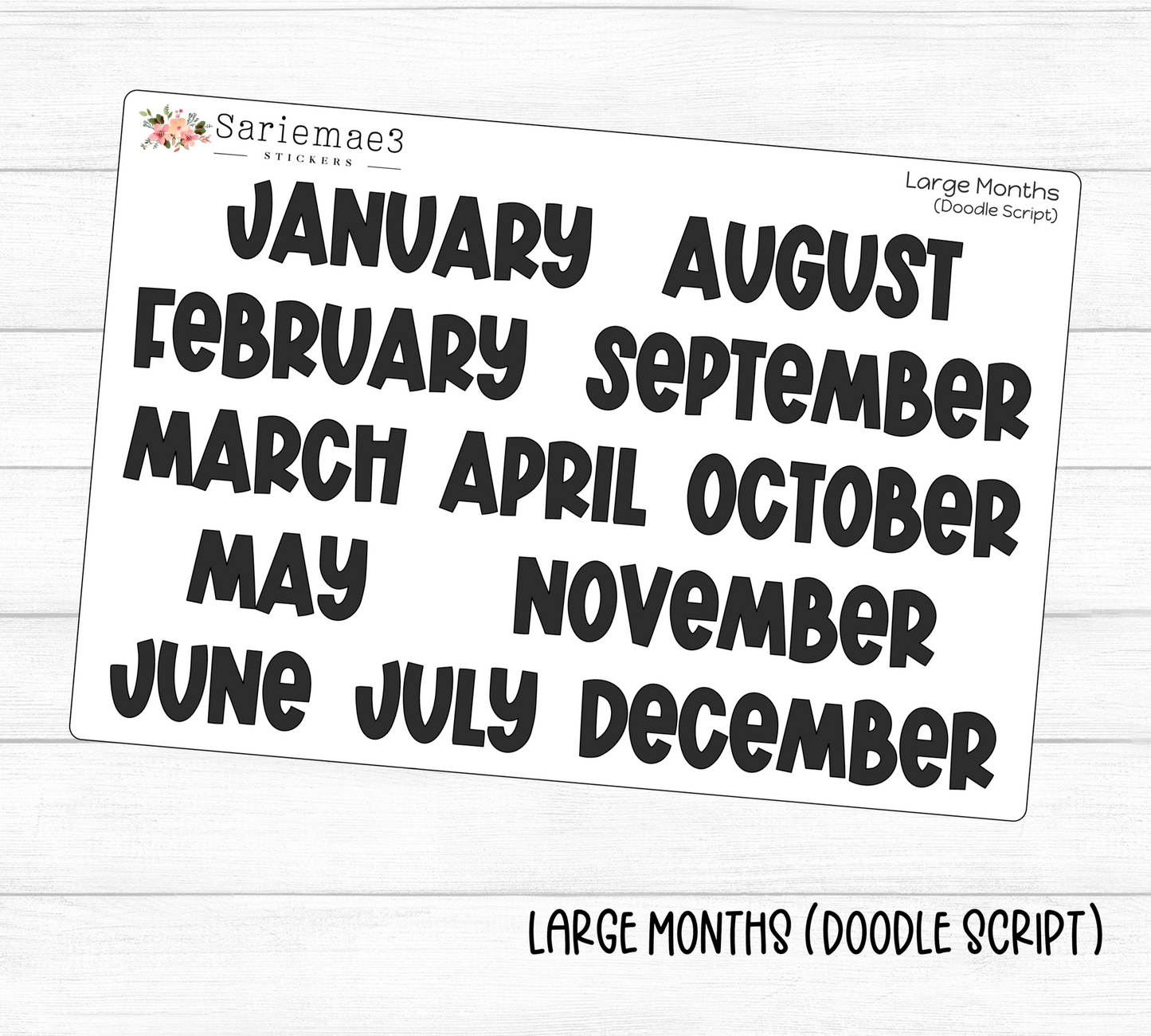 Large Months (Doodle)