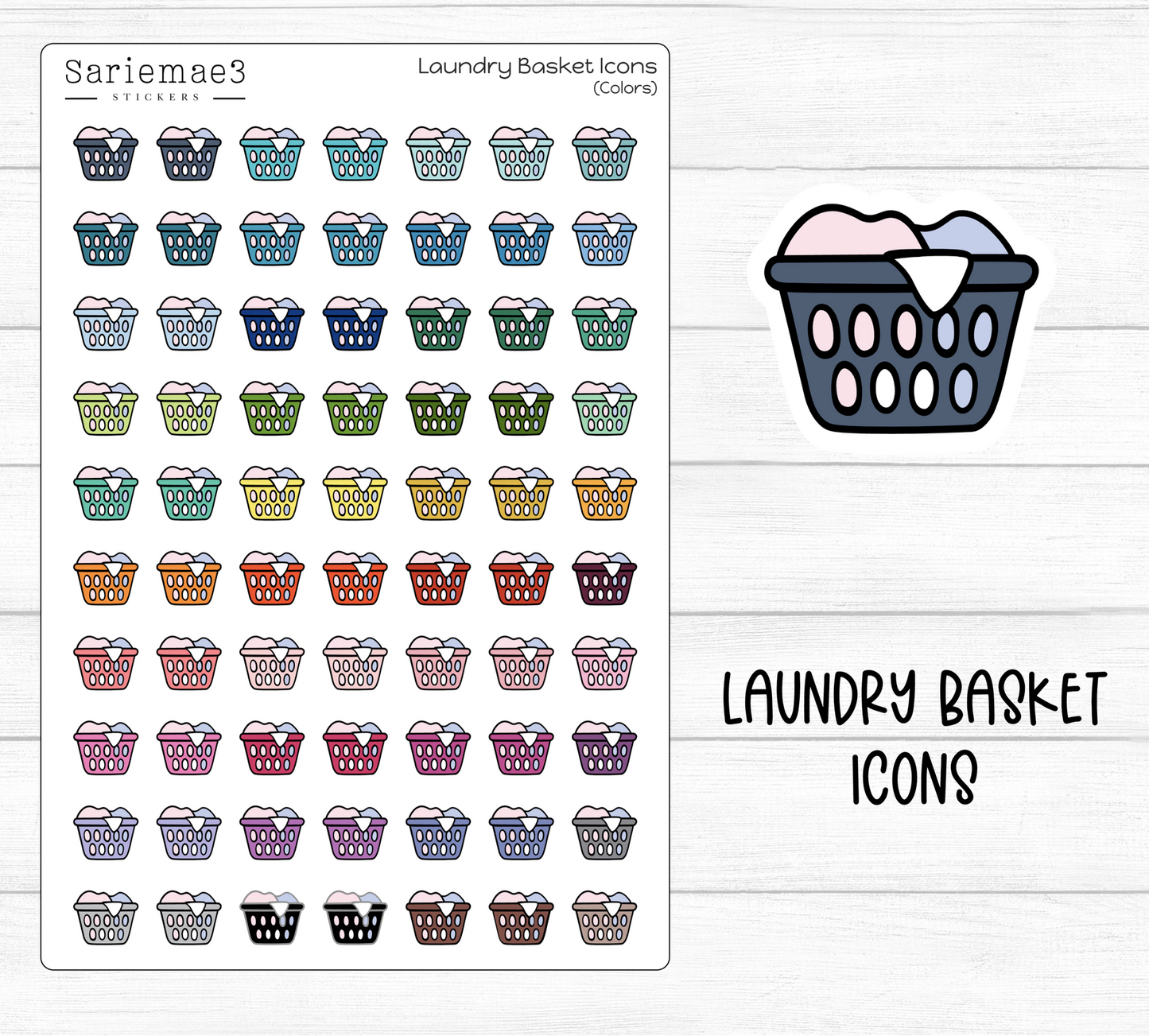 Laundry Basket Icons