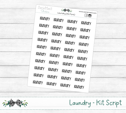 Laundry (Kit Font)