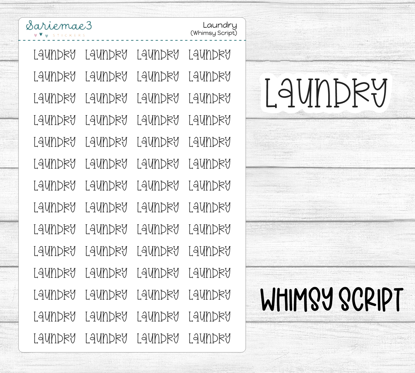 Laundry (Whimsy)