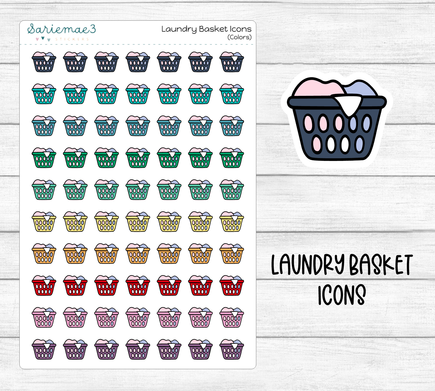 Laundry Basket Icons