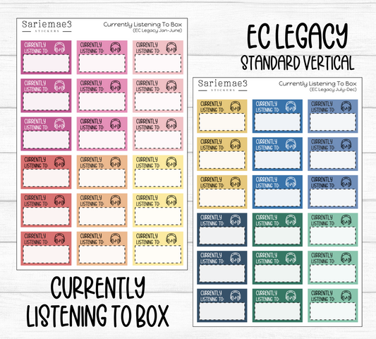 Currently Listening To Boxes (EC Legacy)