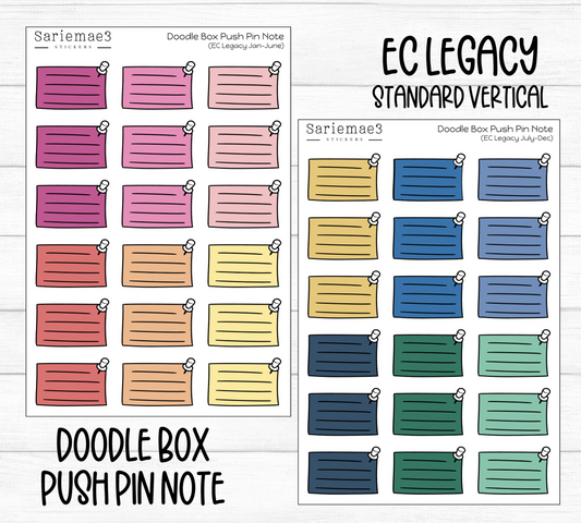 Doodle Box Push Pin Note (EC Legacy)