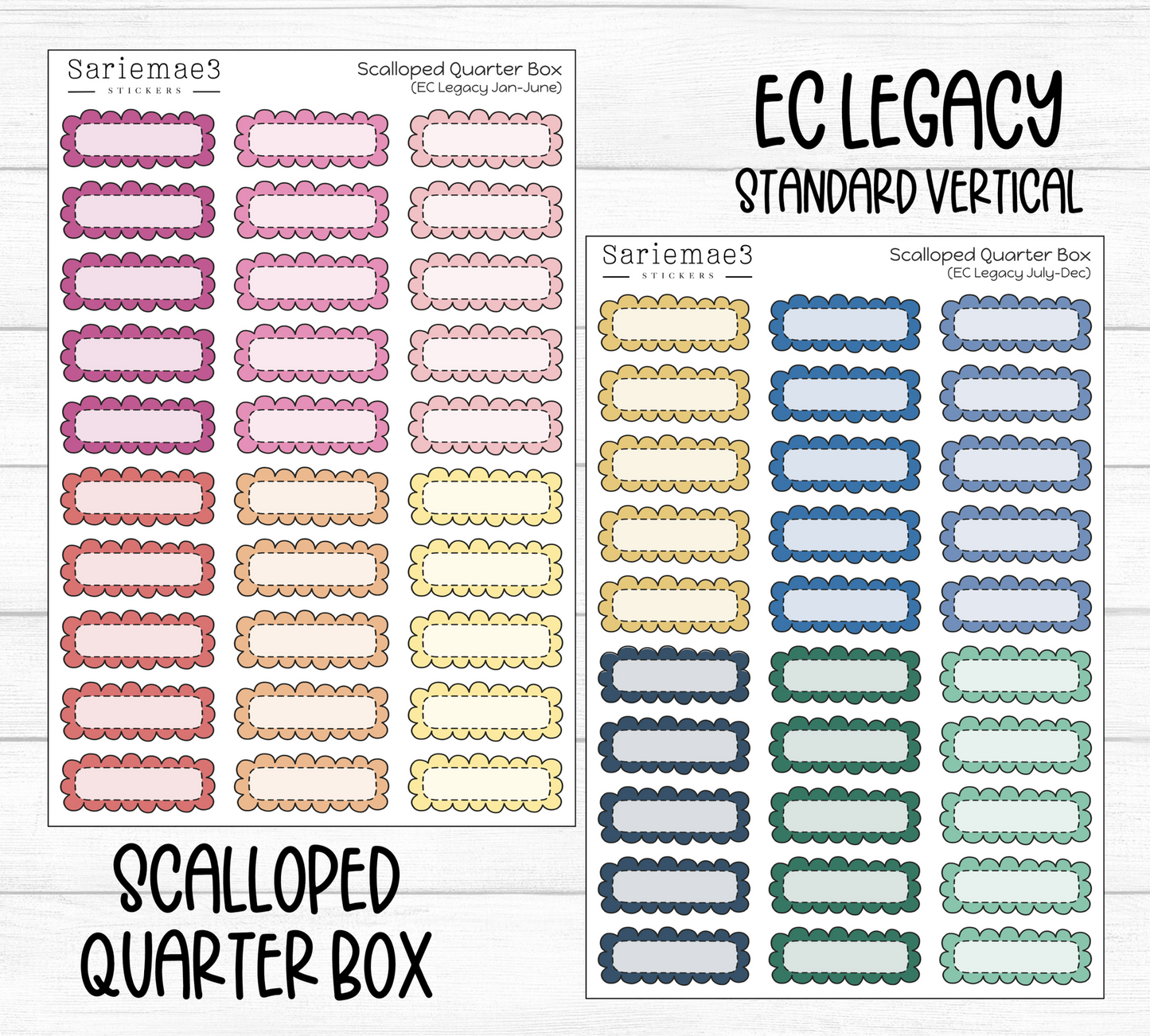 Scalloped Quarter Boxes (EC Legacy)
