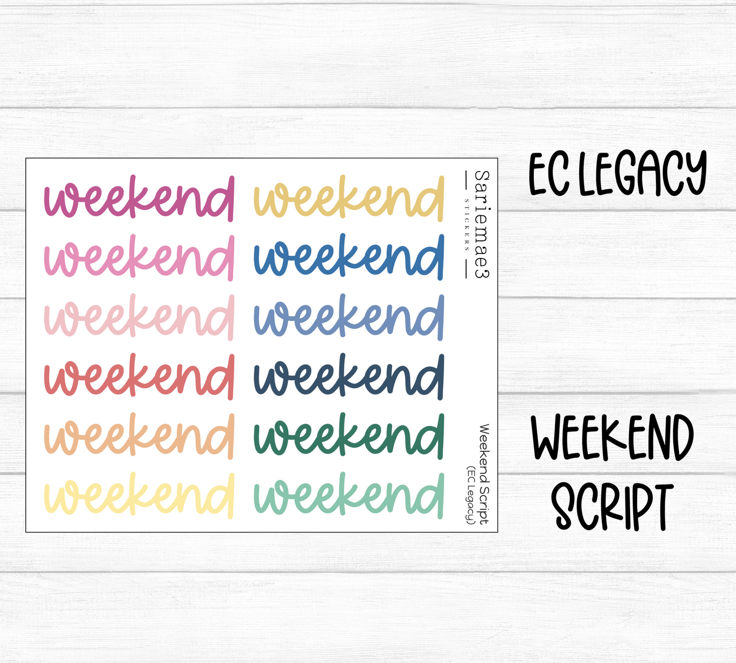 Weekend Script (EC Legacy)