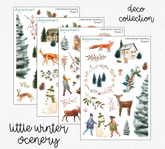 Little Winter Scenery Deco Collection