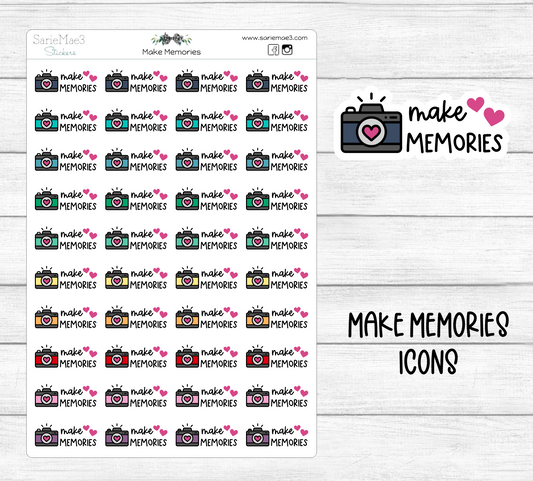 Make Memories Icons