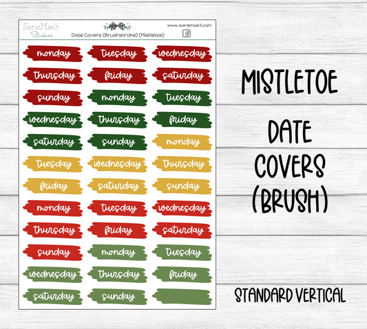 Date Covers (Brushstroke) (Mistletoe)