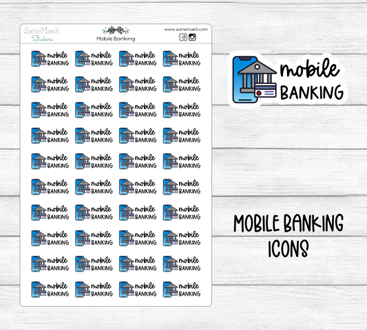 Mobile Banking Icons