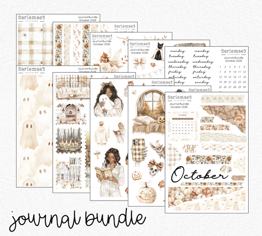October Journal Bundle (20% off) LIMITED TIME! Available 9/1-9/30
