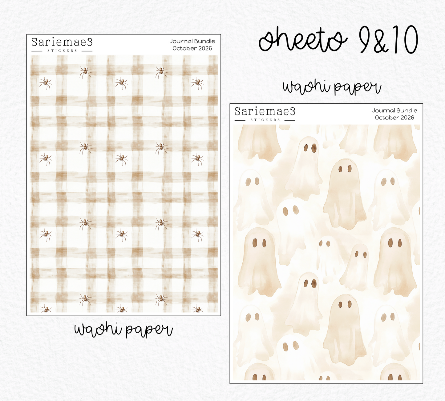 October Journal Bundle (20% off) LIMITED TIME! Available 9/1-9/30