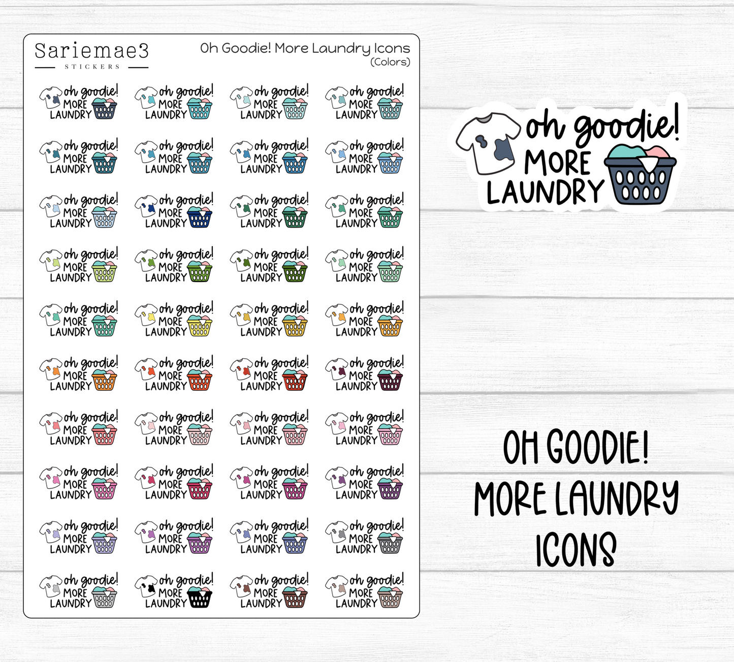 Oh Goodie More Laundry Icons