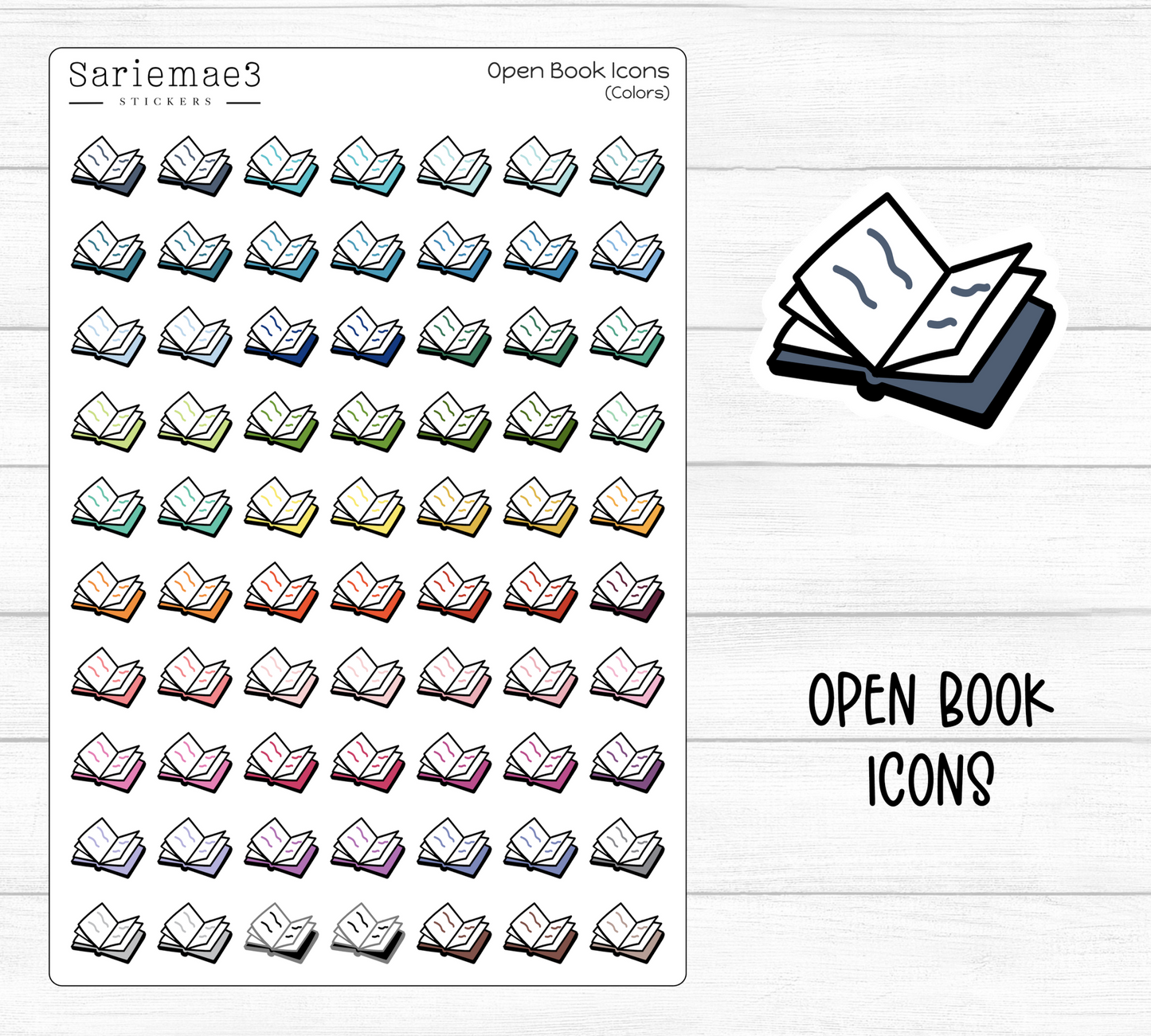 Open Book Icons
