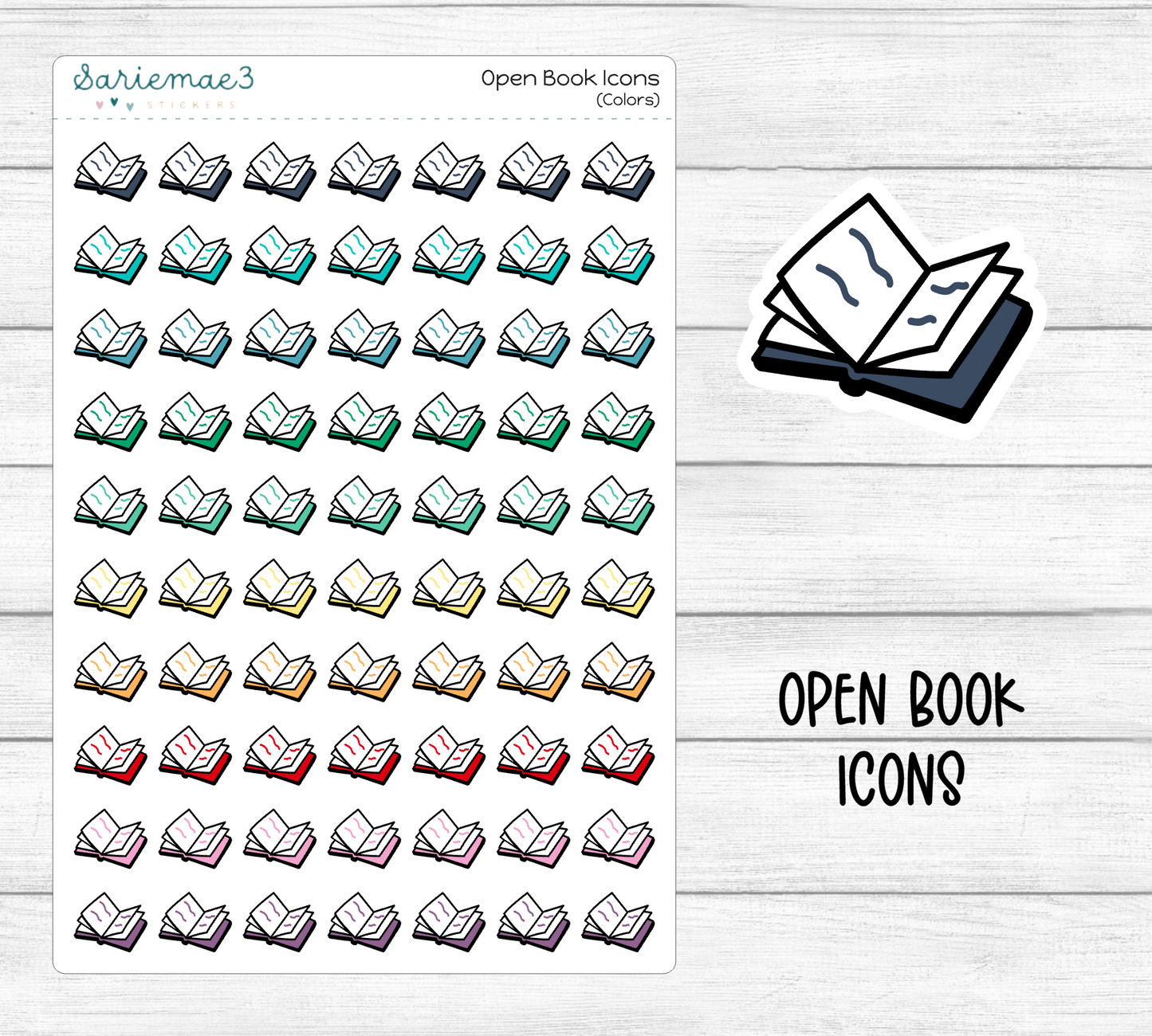 Open Book Icons