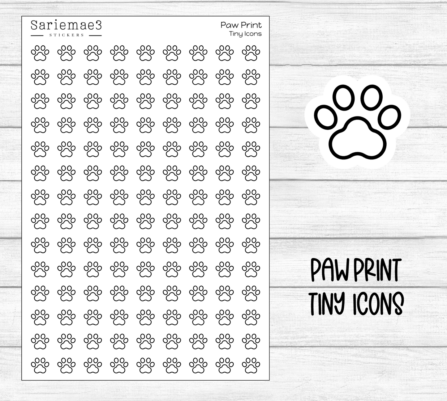 Paw Print Tiny Icon