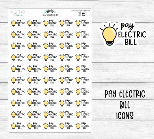 Pay Electric Bill Icons