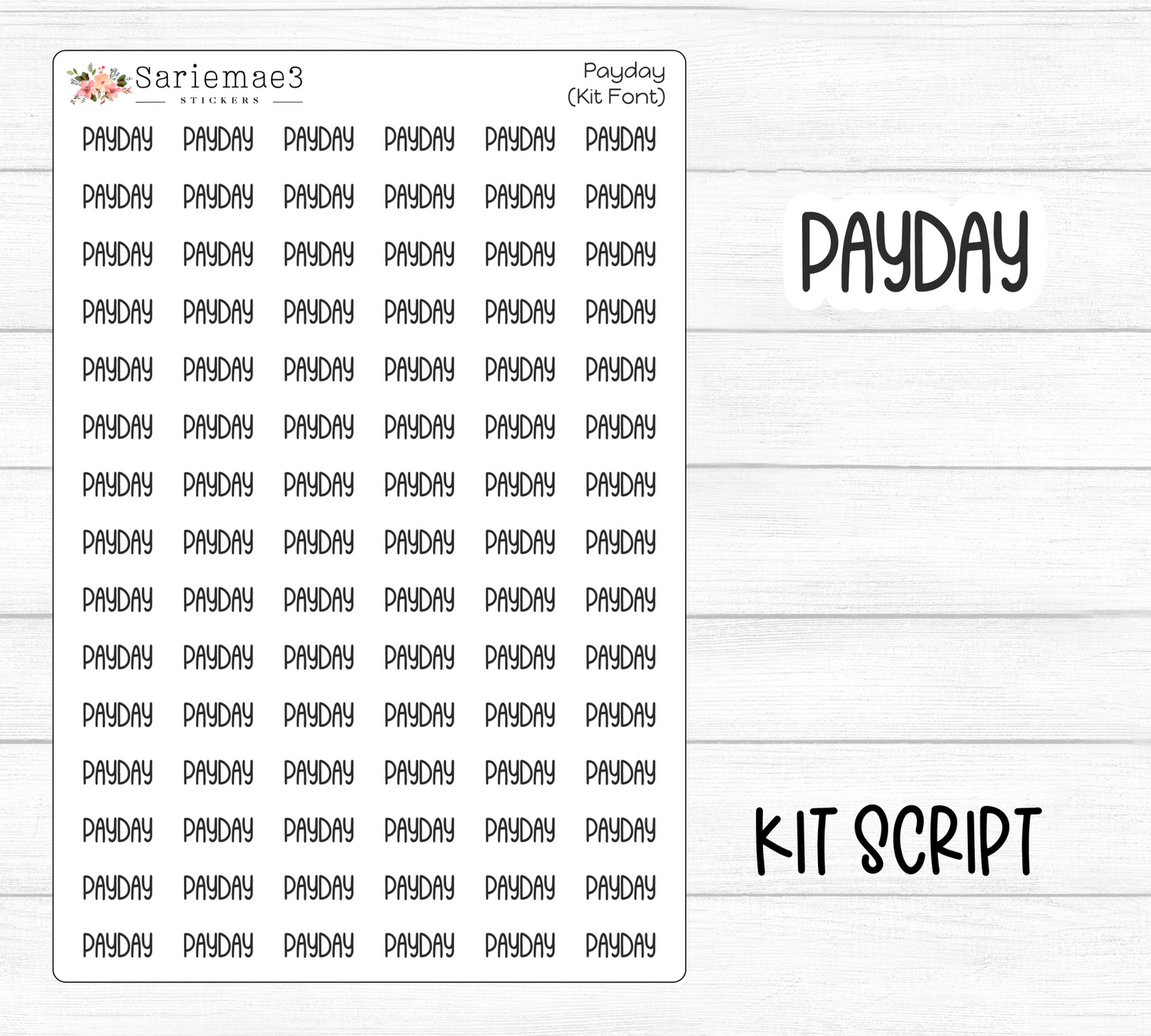 Payday (Kit Font)