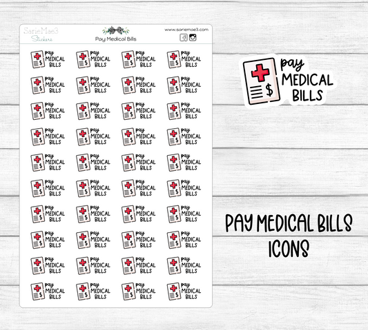 Pay Medical Bills Icons