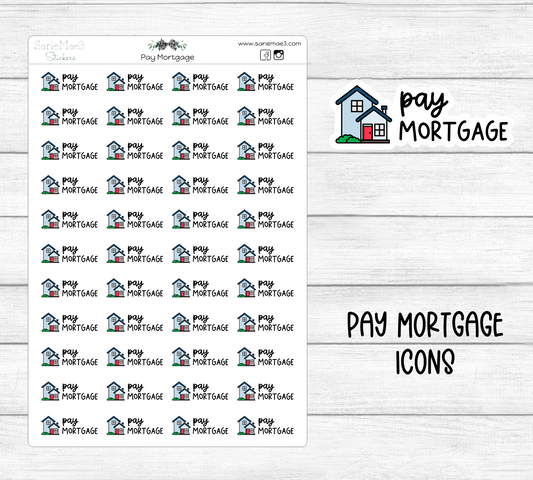 Pay Mortgage Icons