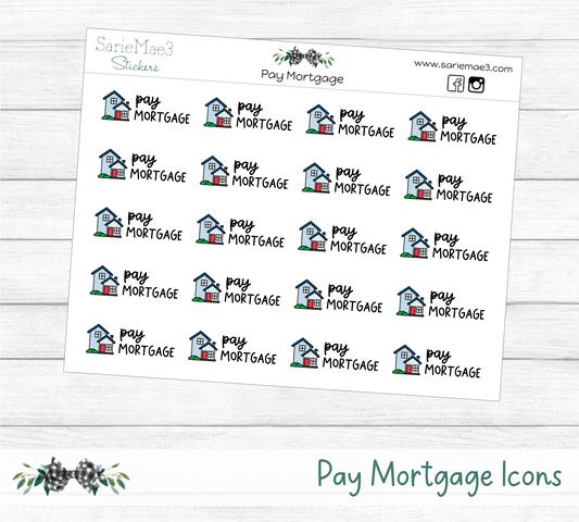 Pay Mortgage Icons