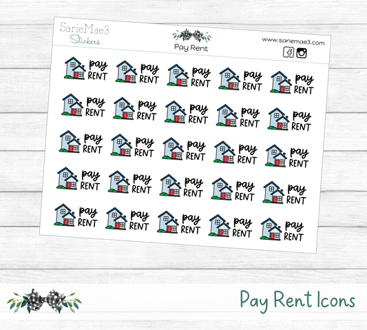 Pay Rent Icons