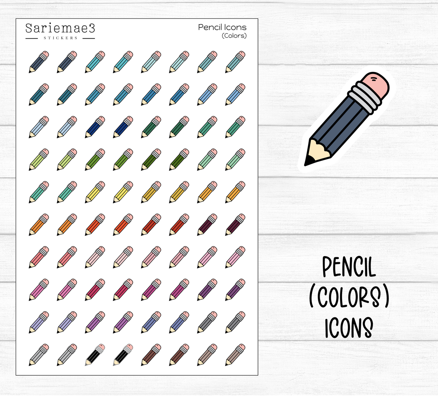 Pencils (Colors) Icons
