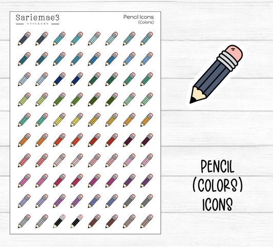 Pencils (Colors) Icons