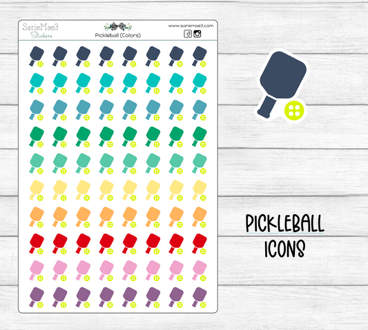 Pickleball Icons