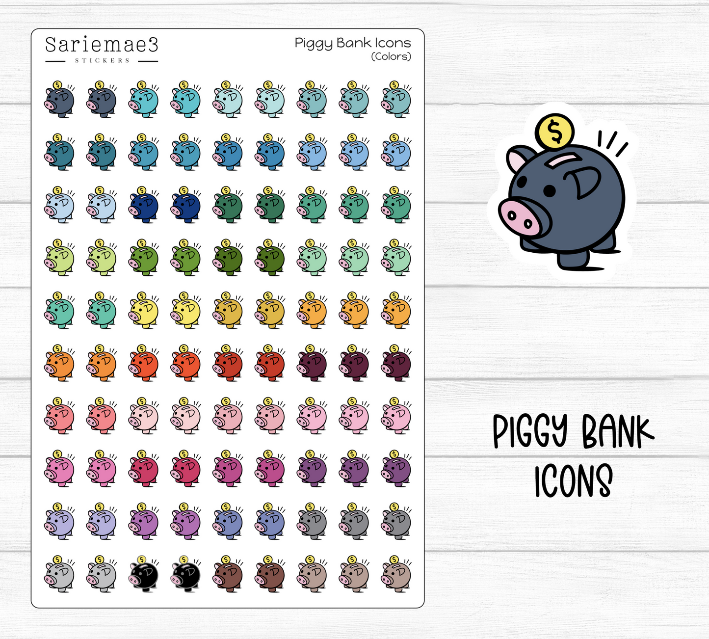Piggy Bank Icons
