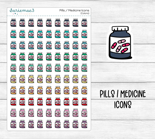 Pills / Medicine Icons (Reformat)