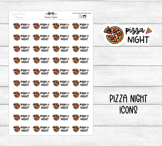 Pizza Night Icons