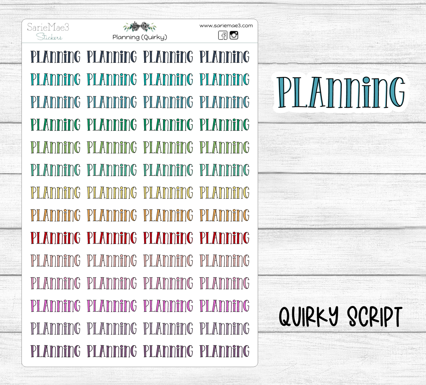 Planning (Quirky)