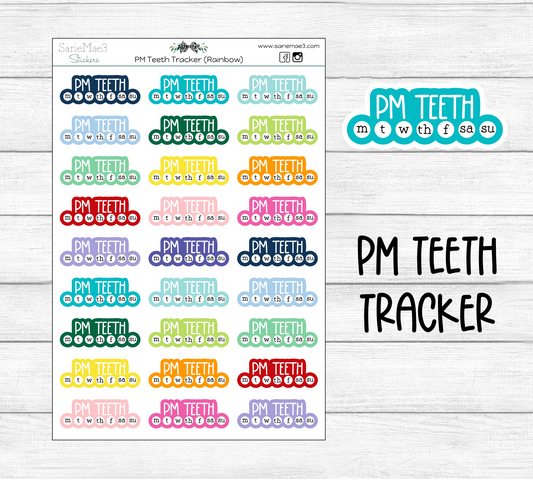 PM Teeth Rainbow Habit Tracker