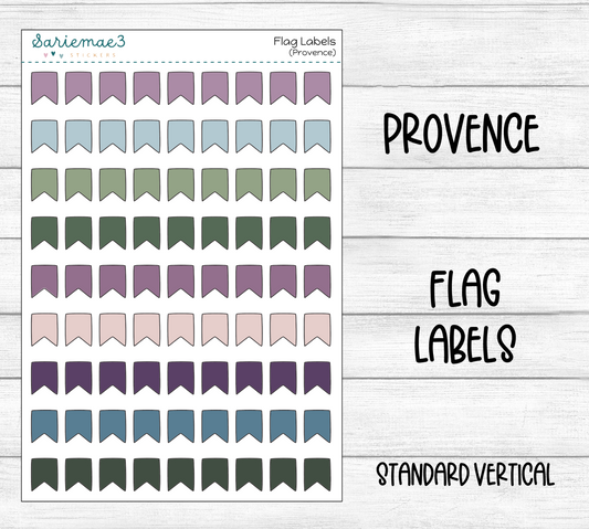 Flag Labels (Provence)