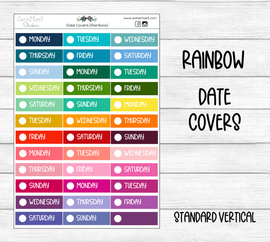 Date Covers (Rainbow)